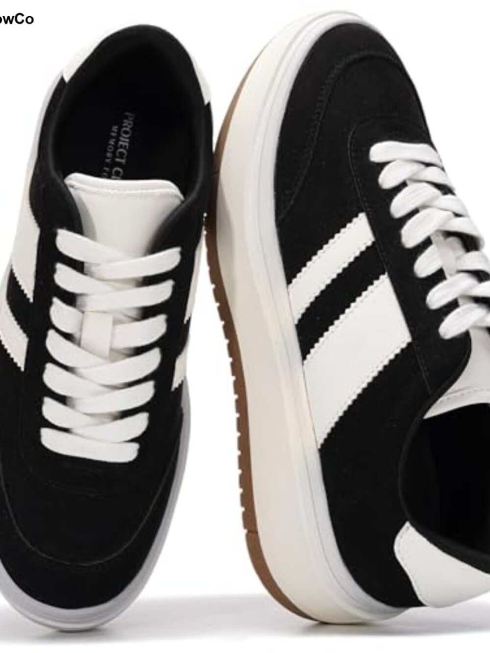 Platform Sneakers Lace-Up Comfortable Casual Shoes